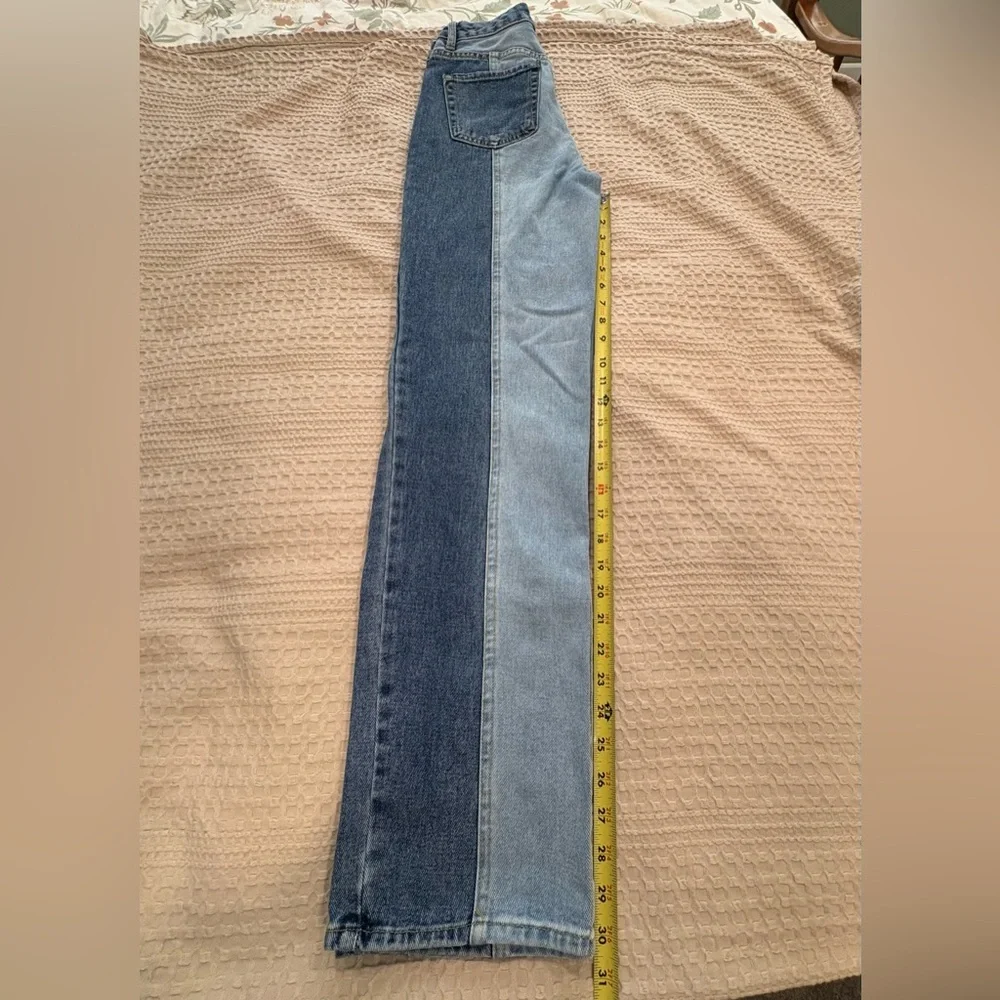 PacSun Two-Tone Blue Women's Jeans  W25/L30 90’s Boyfriend - Picture 4 of 11